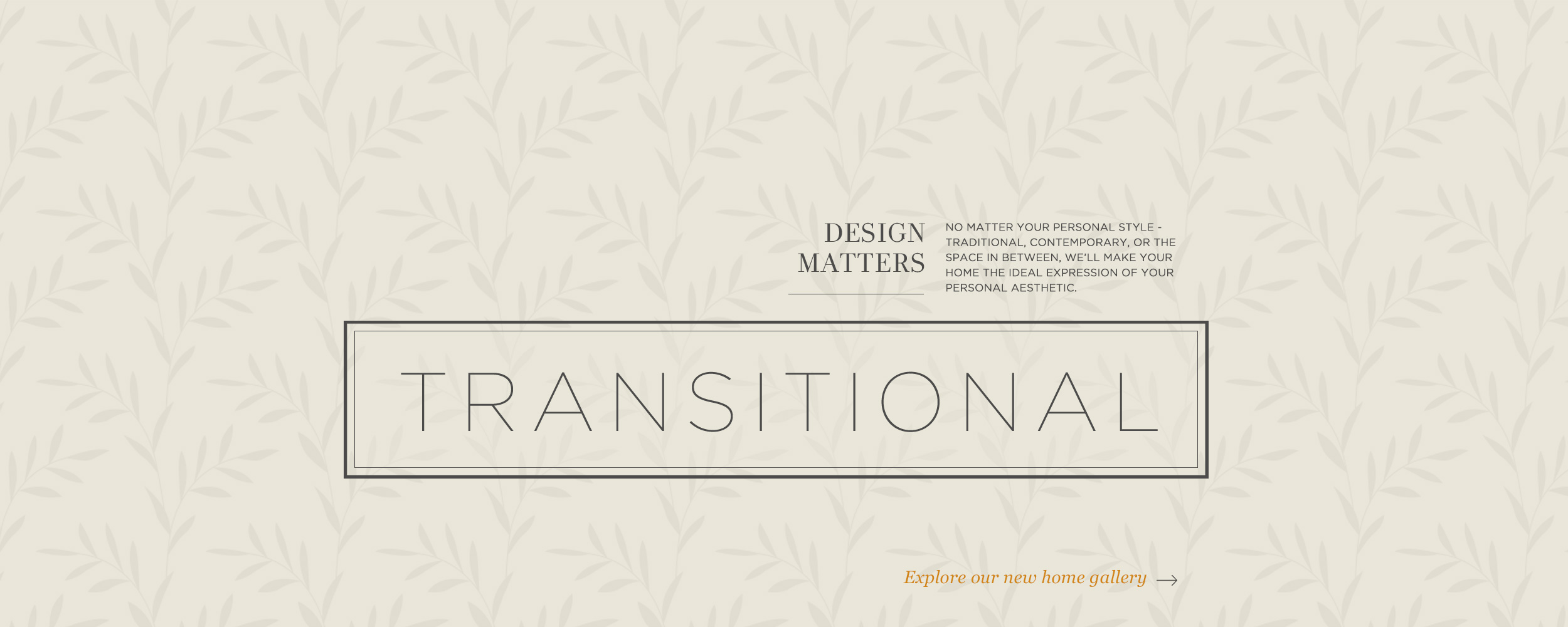 Design Matters - Transitional